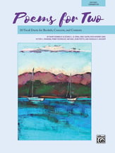 Poems for Two Vocal Solo & Collections sheet music cover
